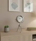 Mini Tripod Dekoratif Krom Masa Saati