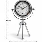 Mini Tripod Dekoratif Krom Masa Saati