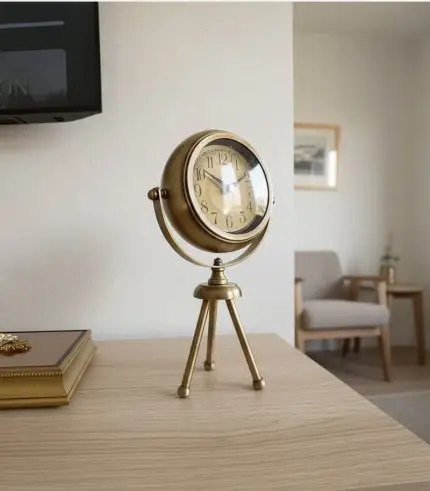 Mini Tripod Retro Eskitme Masa Saati