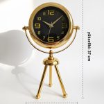 Mini Tripod Gold Masa Saati Modeli