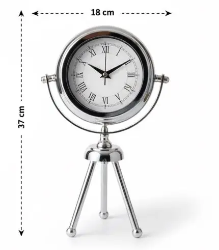 Mini Tripod Romen Krom Masa Saati