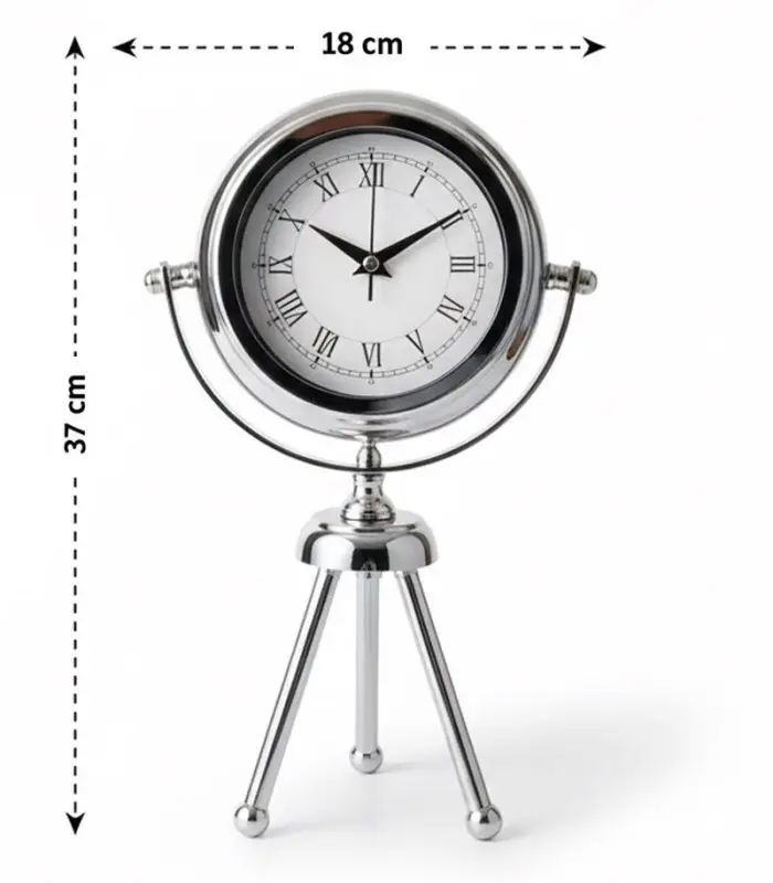Mini Tripod Romen Krom Masa Saati