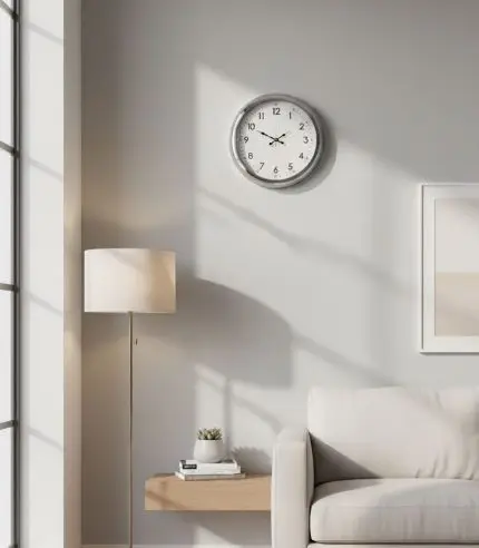 Metal Dekoratif Duvar Saati | 40 cm | Butik Saat