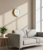 40 cm gold duvar saati