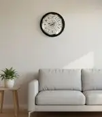 Metal Siyah Zengin Duvar Saati | 40 cm | Butik Saat