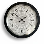 Metal Siyah Zengin Duvar Saati