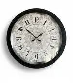 Metal Siyah Zengin Duvar Saati