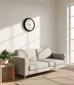 Metal Siyah Zengin Duvar Saati | 40 cm | Butik Saat