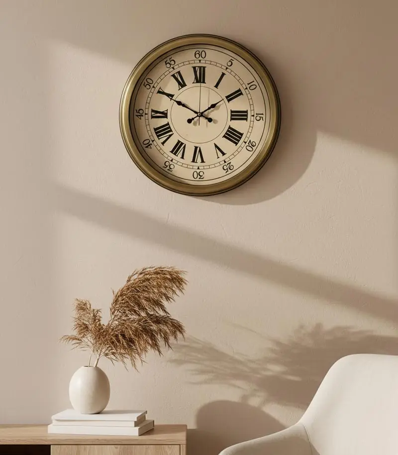 Retro Romen Eskitme Duvar Saati