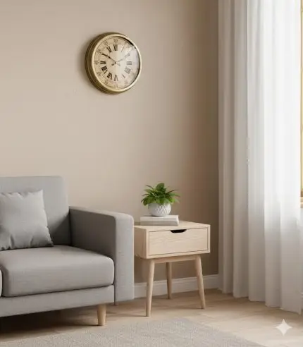 Retro Romen Eskitme Duvar Saati