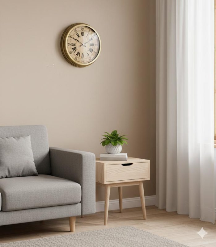 Retro Romen Eskitme Duvar Saati