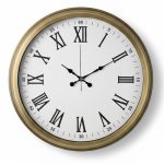 Salon Retro Romen Eskitme Duvar Saati