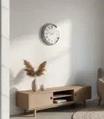 Dekoratif Retro Krom Duvar Saati