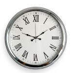 Dekoratif Retro Krom Duvar Saati