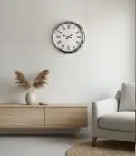 Dekoratif Retro Krom Duvar Saati