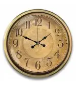 Metal Antik Gold Eskitme Duvar Saati | 52 cm | Butik Saat