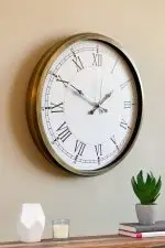 Metal Retro Duvar Saati