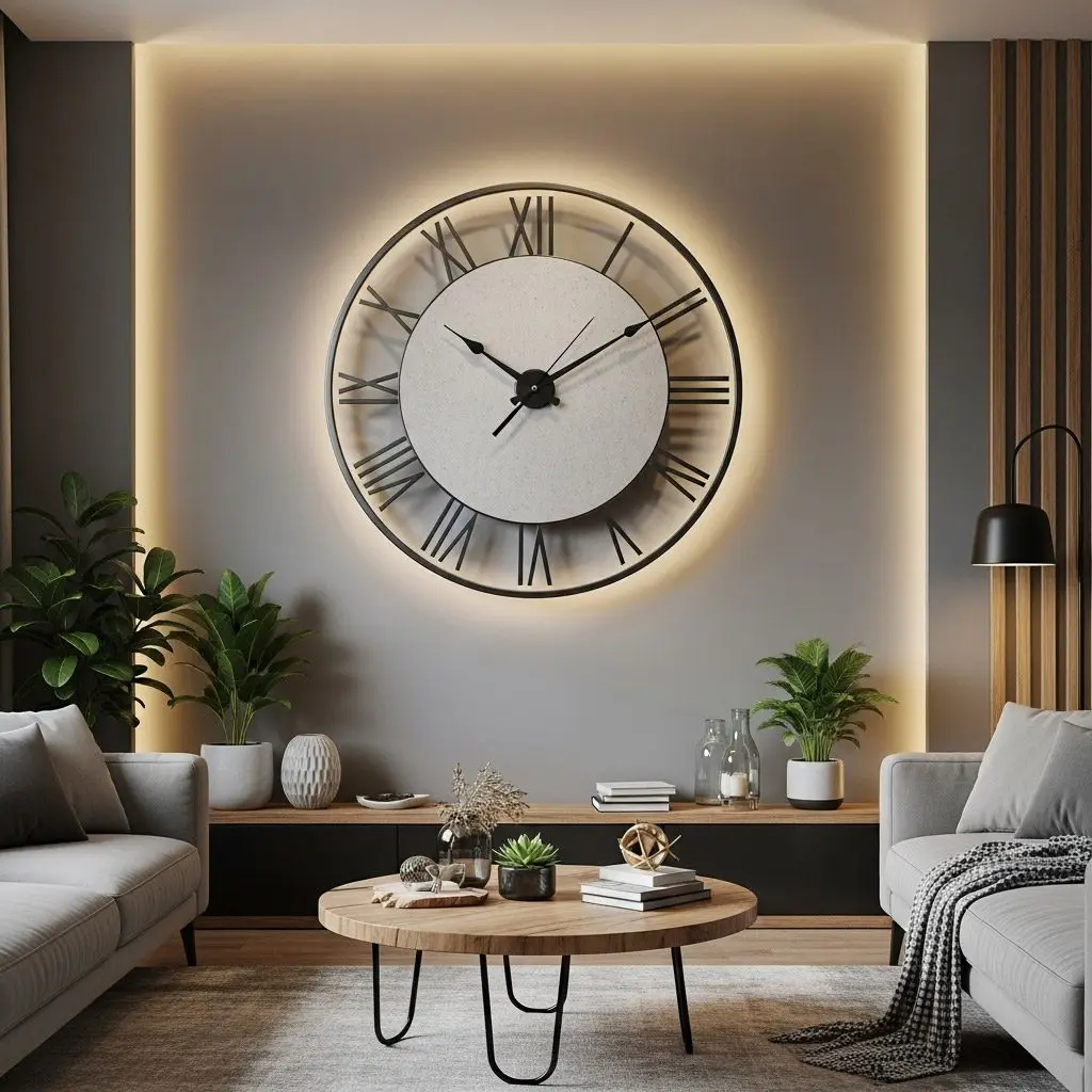 Salon için şık Duvar Saatleri