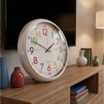 Okul-Sınıf-Çocuk-Öğrenci Sessiz Metal Duvar Saati