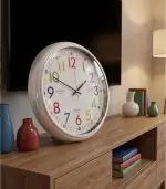 Okul-Sınıf-Çocuk-Öğrenci Sessiz Metal Duvar Saati