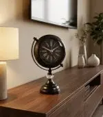 Elmas Modeli Siyah Metal Masa Saati | 31 x 18 xm | Butik Ürünler