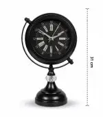 Elmas Modeli Siyah Metal Masa Saati | 31 x 18 xm | Butik Saat