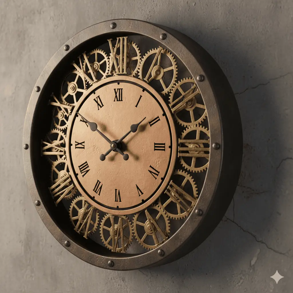 Çarklı duvar saati